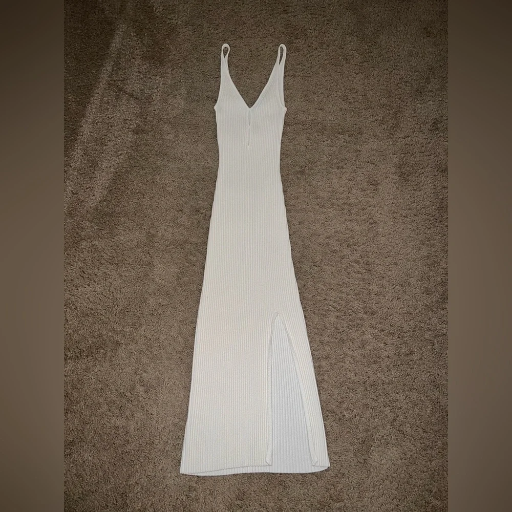 Abercrombie & Fitch White Maxi Dress